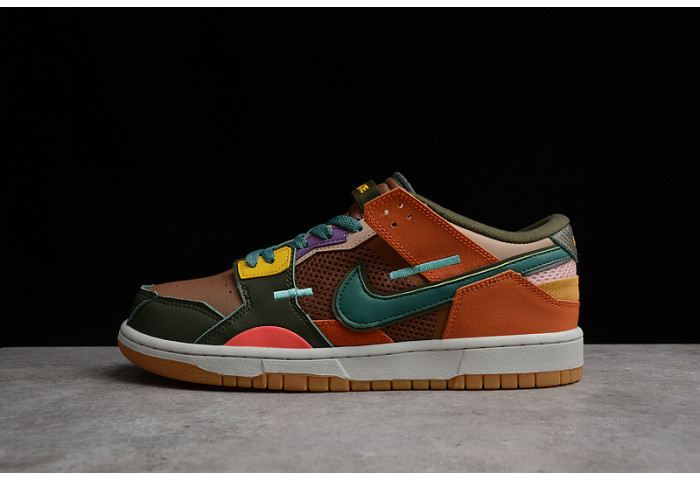 nike dunk low scrap archeo brown  db0500-200