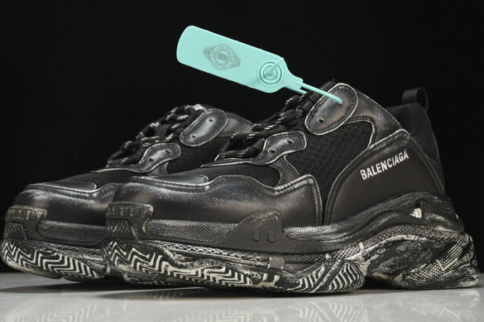 balenga triple s black clear sole btsbcs-021
