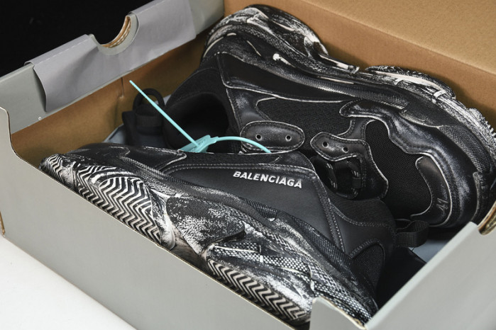 balenga triple s black clear sole btsbcs-021