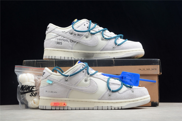 nike dunk low ow lot 16 dj0950-111