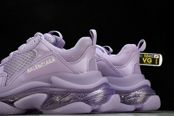balenga triple s black clear sole btsbcs-039