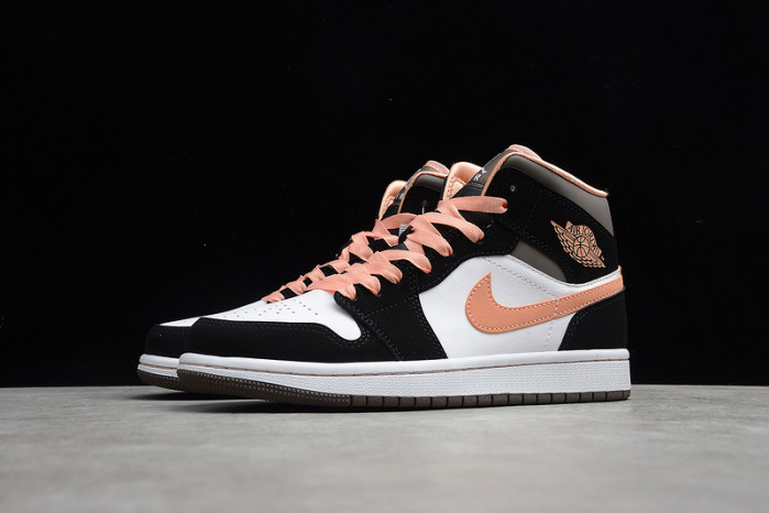 air jordan 1 mid “apricot agate” dh0210-100