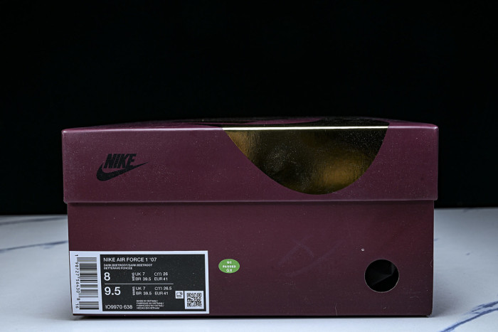 Central Cee x Nike Air Force 1 Low "Dark Beetroot" IO9970-638