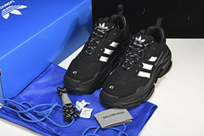 balenga triple s black clear sole btsbcs-031