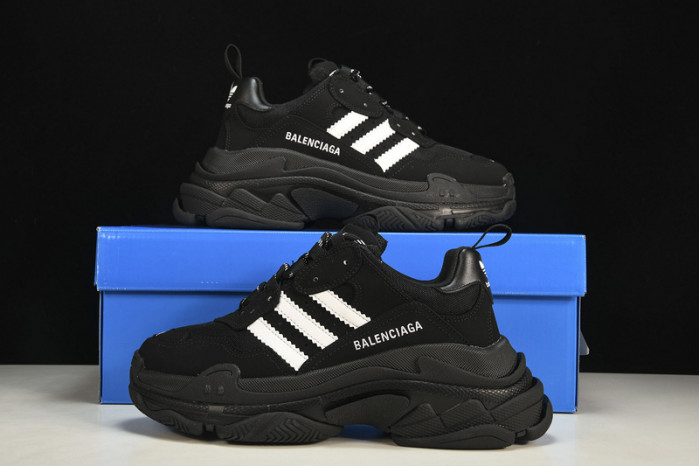 balenga triple s black clear sole btsbcs-031