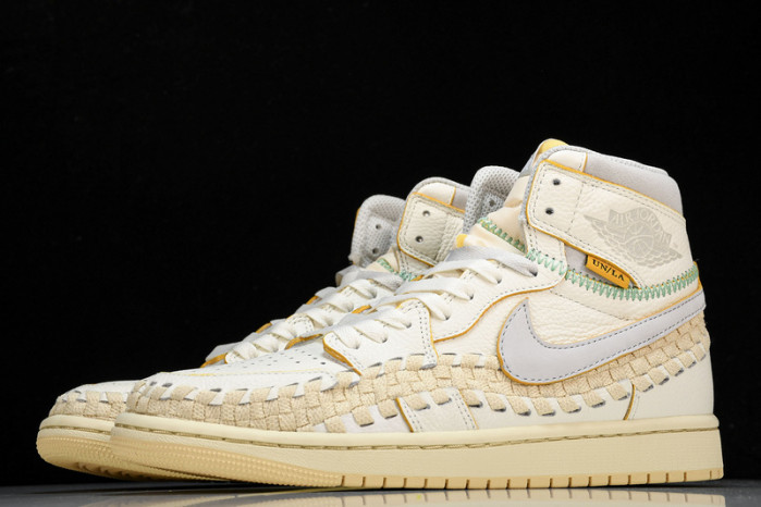 union x air jordan 1 high “woven” fd2565-100