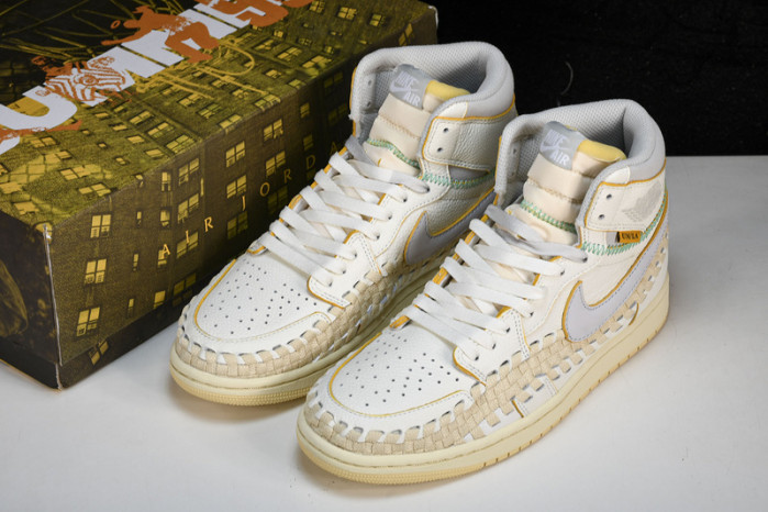 union x air jordan 1 high “woven” fd2565-100