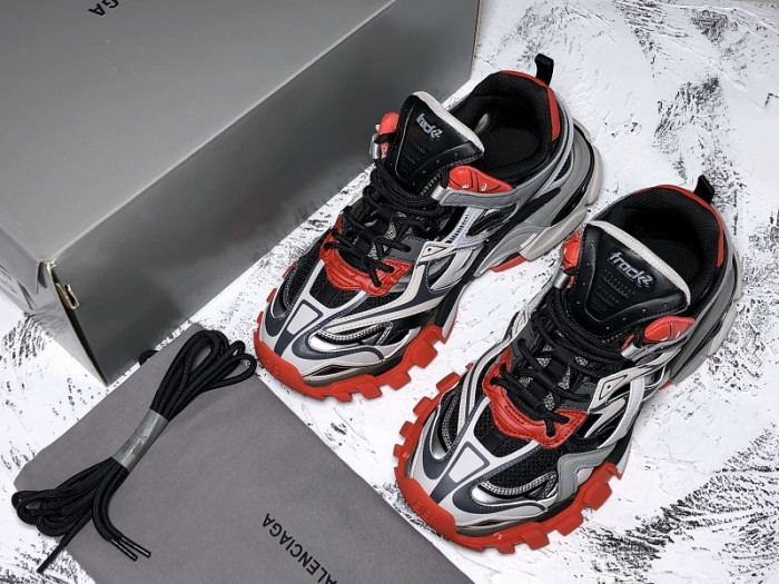 BALENGA SNEAKER TESS.S.GOMMA 4.0 GREY RED 570391 W2GN5 1003