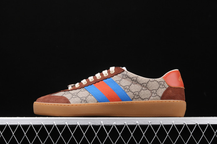 gc jbg leather and sued brown