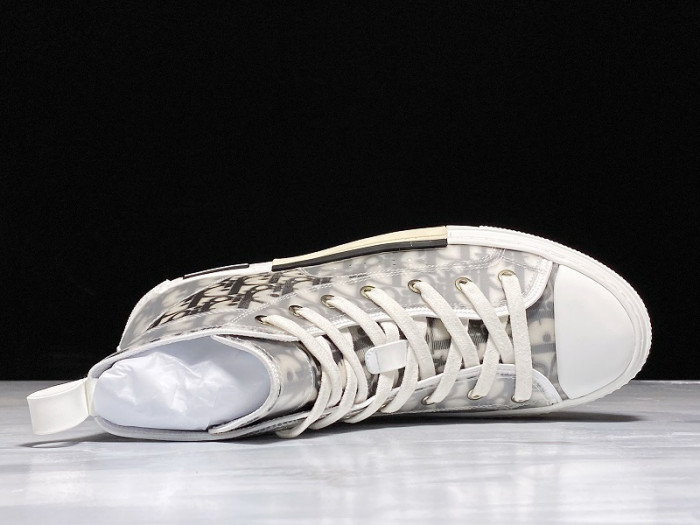 DR B23 HIGH-TOP SNEAKERS IN OBLIQUE