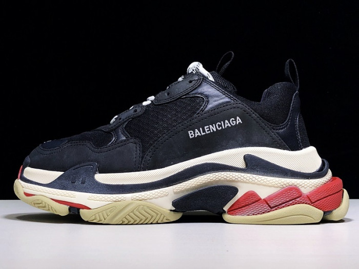 balenga triple s black white red 483513-w06e1-1000
