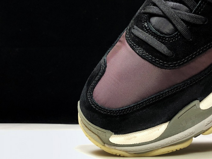 balenga triple s black burgundy 514008 w09s1 1058