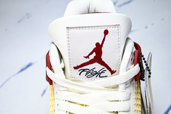 Nigel Sylvester x Air Jordan 4 Retro "Brick After Brick" IQ8055-100