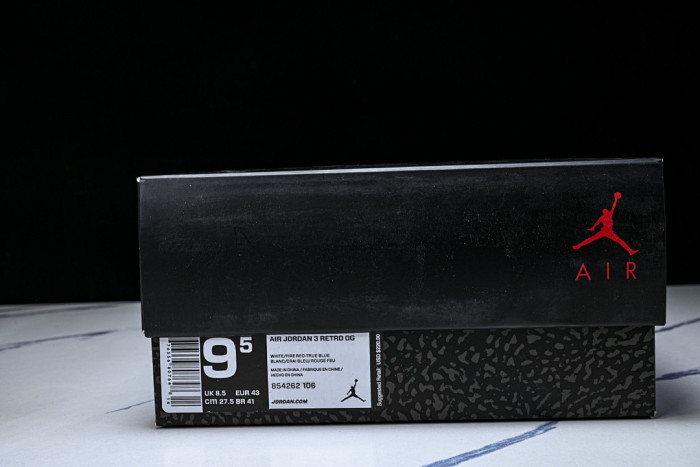 Air Jordan 3 Retro OG “True Blue” 854262-106