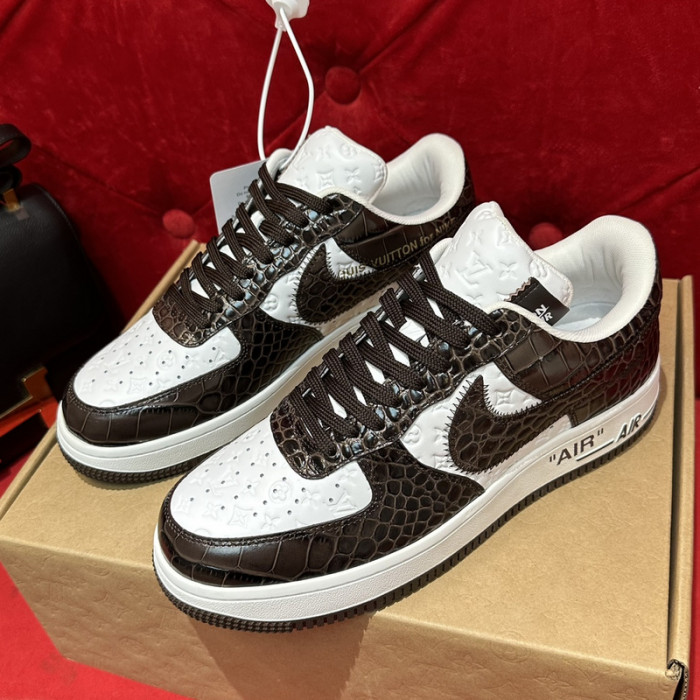lou vuit sci-fi sneakers& nike air force 1 lvs&naf-001
