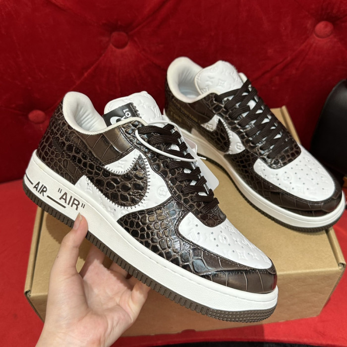 lou vuit sci-fi sneakers& nike air force 1 lvs&naf-001