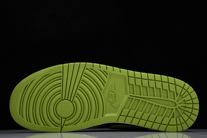 air jordan 1 mid“green black” bq6472-031
