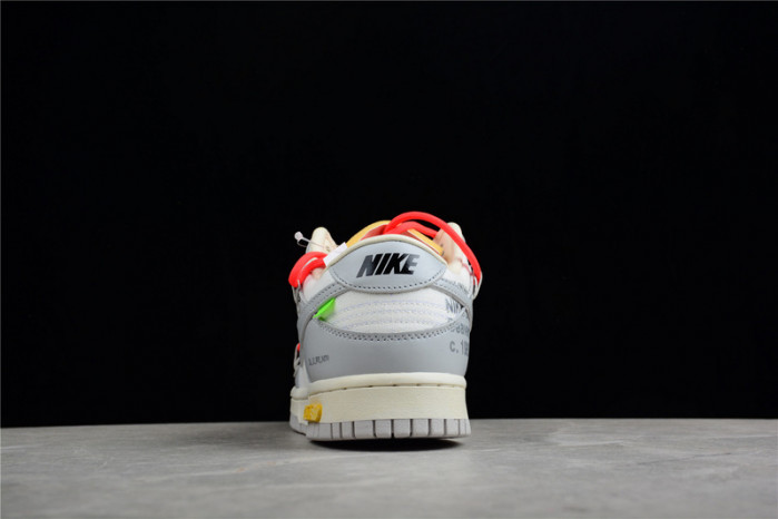 nike dunk low ow lot 6 - dm1602-110