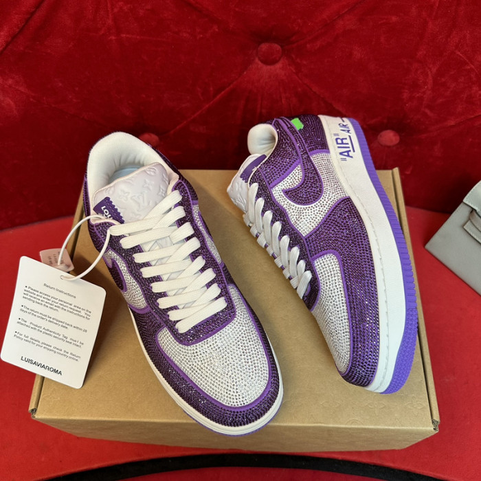 lou vuit sci-fi sneakers& nike air force 1 lvs&naf-007