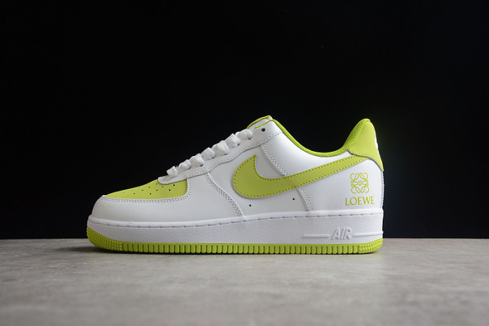 nike air force 1 07 low white lime green af1234-002