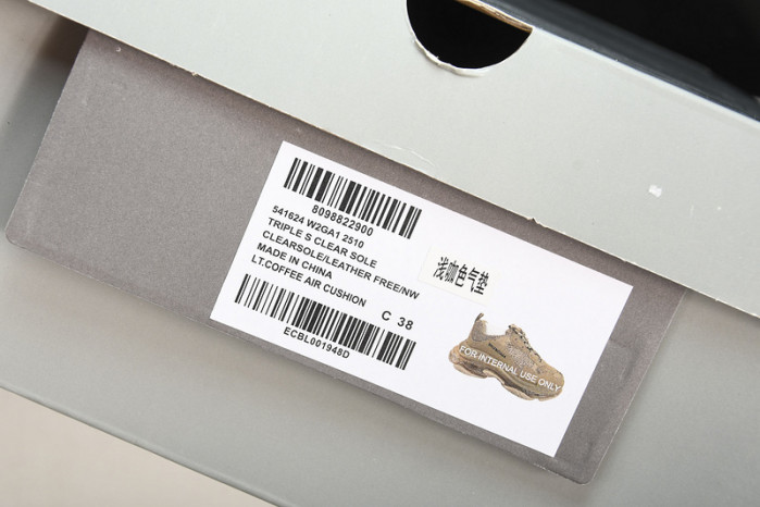 balenga triple s black clear sole btsbcs-029