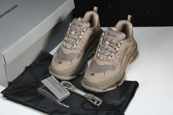 balenga triple s black clear sole btsbcs-029