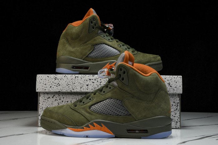 air jordan 5 low “olive” dd0587-308