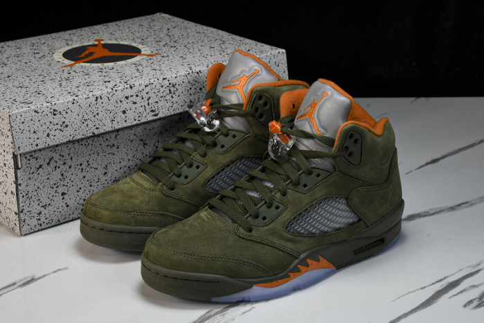 air jordan 5 low “olive” dd0587-308