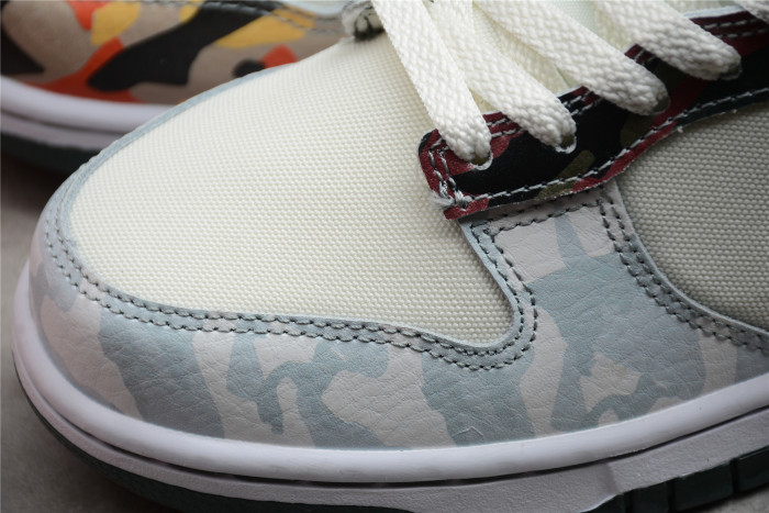 nike dunk low se multi-camo dh0957-100