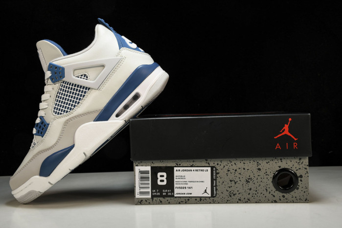 air jordan 4 retro "military blue" fv5029-141
