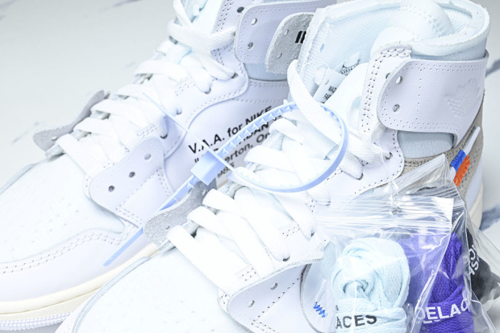Virgil Abloh Archive x Air Jordan 1 High OG “Alaska” AA3834-100