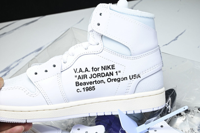 Virgil Abloh Archive x Air Jordan 1 High OG “Alaska” AA3834-100