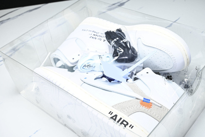 Virgil Abloh Archive x Air Jordan 1 High OG “Alaska” AA3834-100