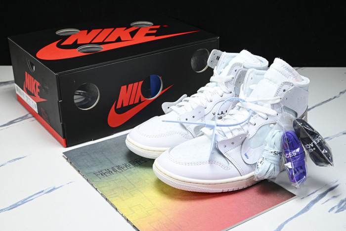 Virgil Abloh Archive x Air Jordan 1 High OG “Alaska” AA3834-100