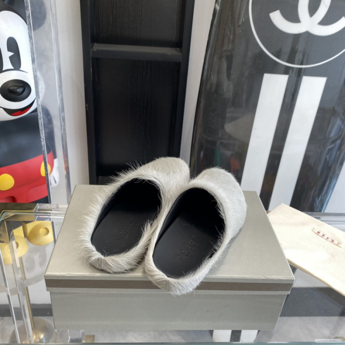 ma slide white fussbett sabot loafers mar-010
