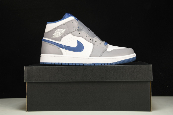 air jordan 1 mid "true blue" dq8426-014