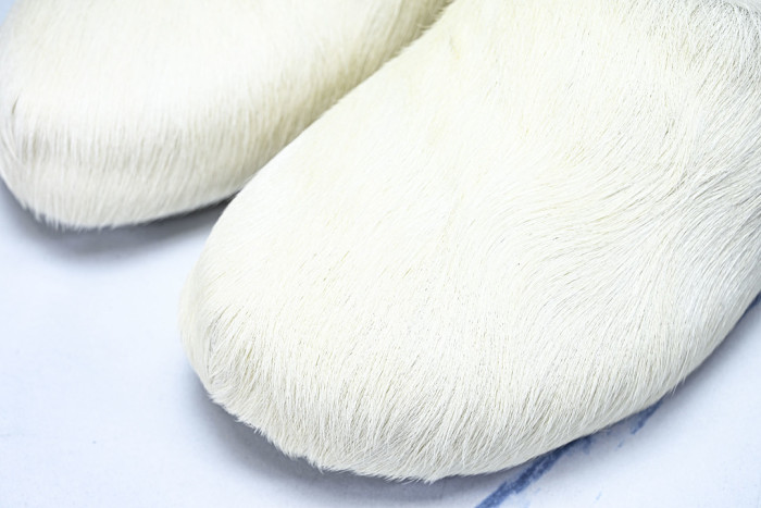 MA SLIDE WHITE FUSSBETT SABOT LOAFERS MAR-019