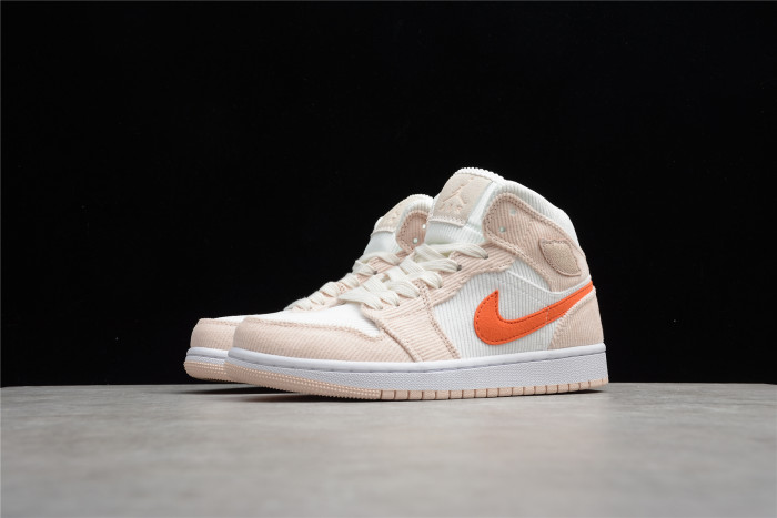 air jordan 1 mid corduroy womens da8009-108