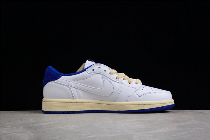 fragment design x travis scott x air jordan 1 retro low white royal blue dm9868-218