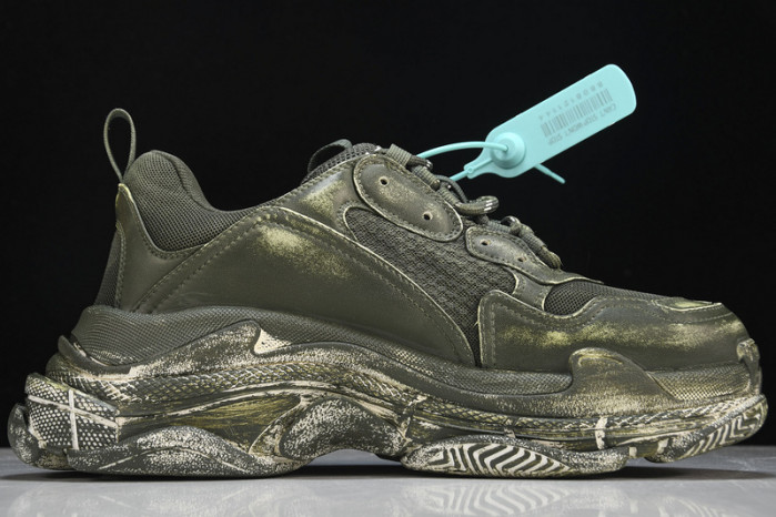 balenga triple s black clear sole btsbcs-023