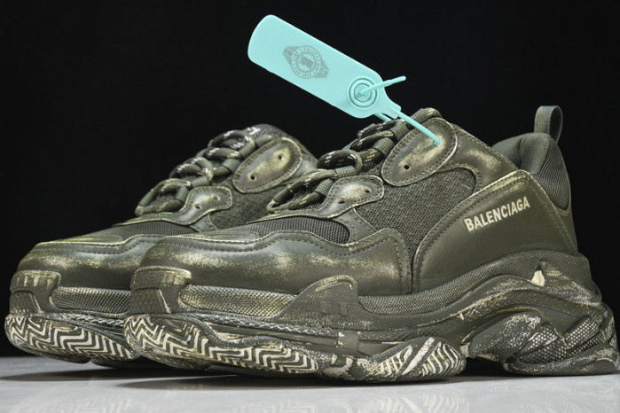 balenga triple s black clear sole btsbcs-023