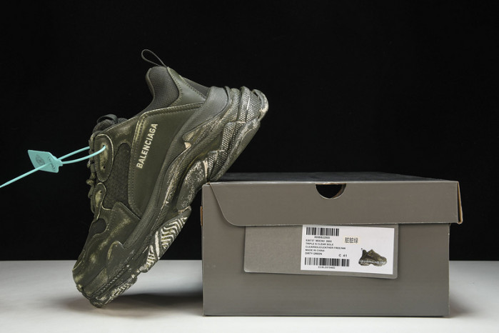 balenga triple s black clear sole btsbcs-023