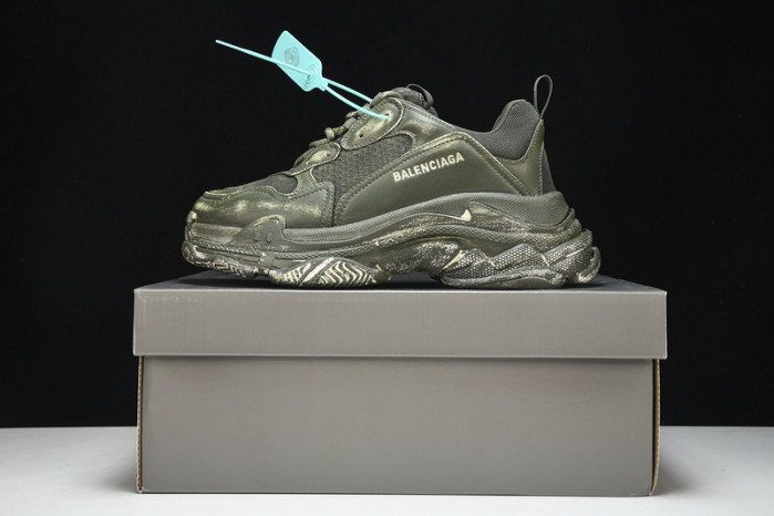 balenga triple s black clear sole btsbcs-023