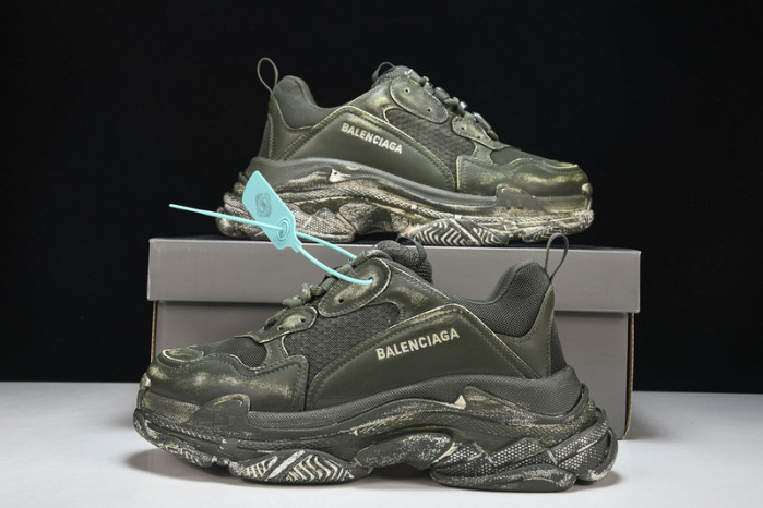 balenga triple s black clear sole btsbcs-023