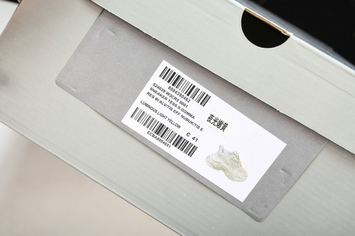 balenga triple s black clear sole btsbcs-027