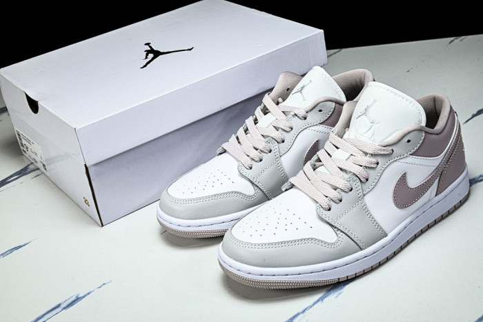 Air Jordan 1 Low Particle Rose White Neutral Grey DC0774-606