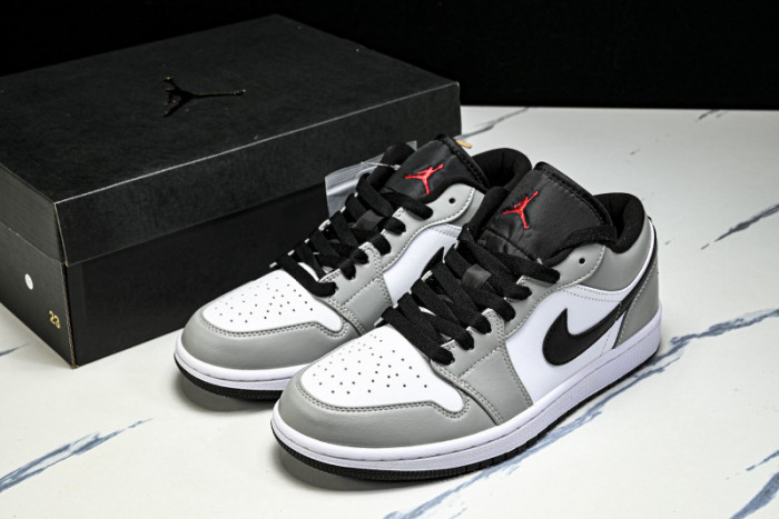Air Jordan 1 Low Light Smoke Grey 553558-030