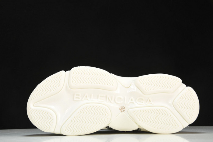 balenga triple s black clear sole btsbcs-026