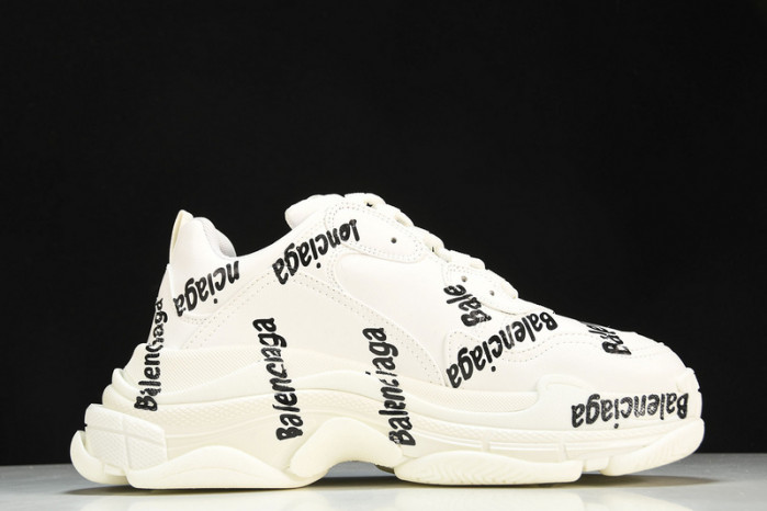 balenga triple s black clear sole btsbcs-026