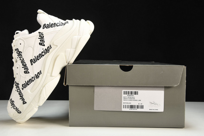 balenga triple s black clear sole btsbcs-026